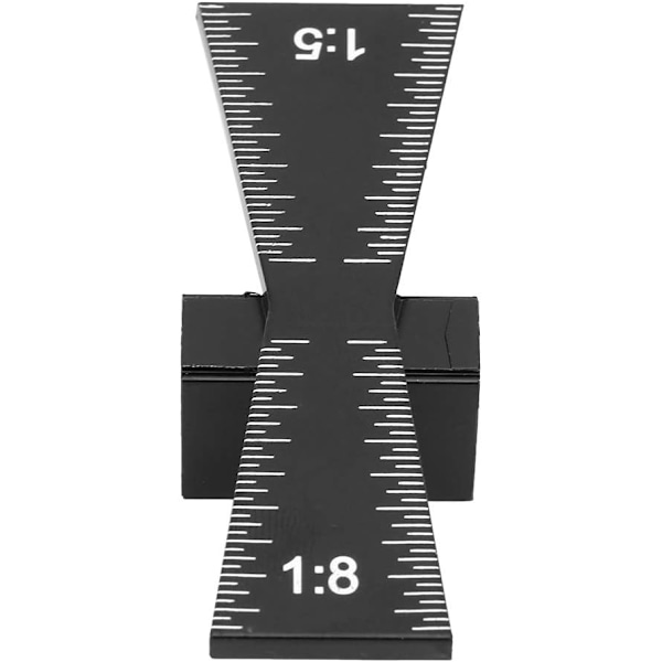 Alumiininen pyrstöliitosmittari, puuntyöstötyökalut, viistomittaustyökalu, käytetään puun, putkien ja muiden esineiden mittaamiseen