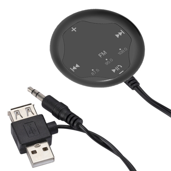 USB FM radiosender - Bluetooth til bil med AUX/FM 87.5/95.0/108.0 Ch