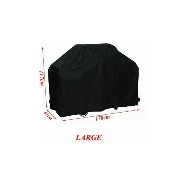 Cover Svart BBQ- cover 170 x 61 x 117cm