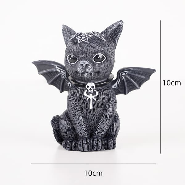 Sett med 3 Halloween-dekorasjoner for katter - Tilbehør til fehager, kattedekor, katt