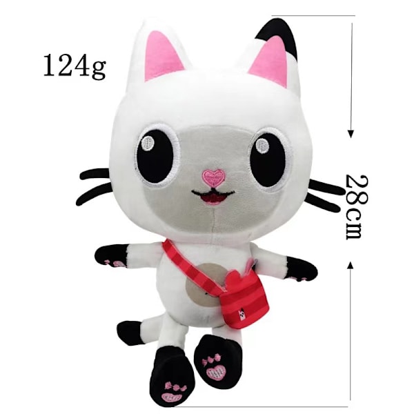 Gabby's Dollhouse, 28 cm Pandy Paws plysj