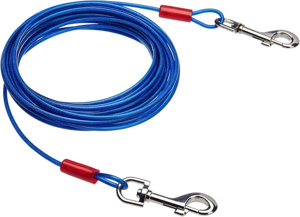 Tether kabel til hunde op til 27 kg, 6mm*3 m