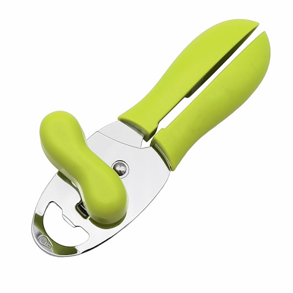 4-i-1 manuell burköppnare i rostfritt stål, ergonomisk, halkfri hand