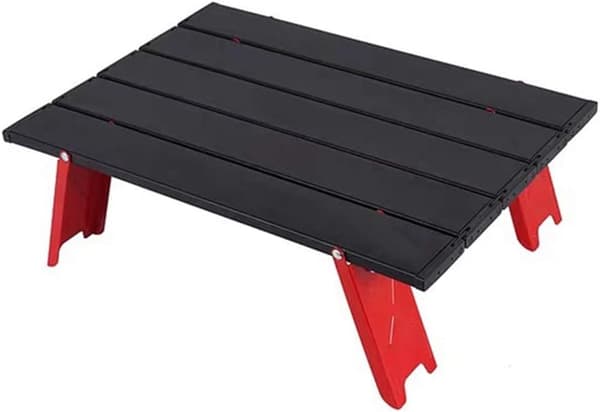 Campingbord, sammenklappeligt, bærbart, aluminium, mini, kompakt, til camping, pi