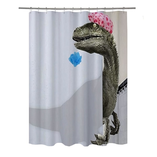 Sød Dinosaur Bruseforhæng