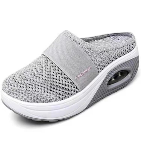 Air Cushion Slip-On Walking Shoes för kvinnor, Ortopediska Promenadsko för Diabetes