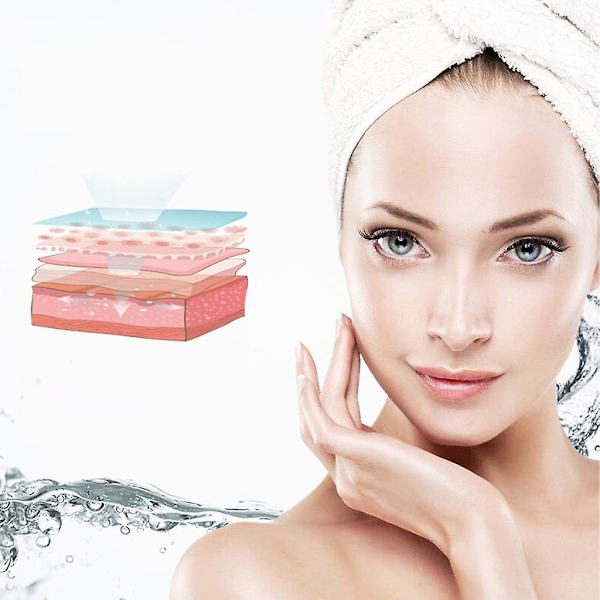 Ansikts Spray Nano Spray Mist Luftfuktare Hydrating Vatten Bärbar vit
