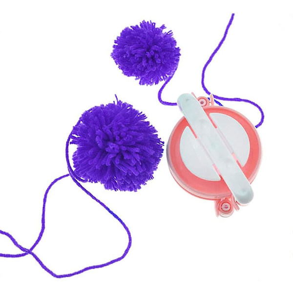 4 stycken stickningsull boll stickning hantverk verktyg set, Pompom Maker, Knitt