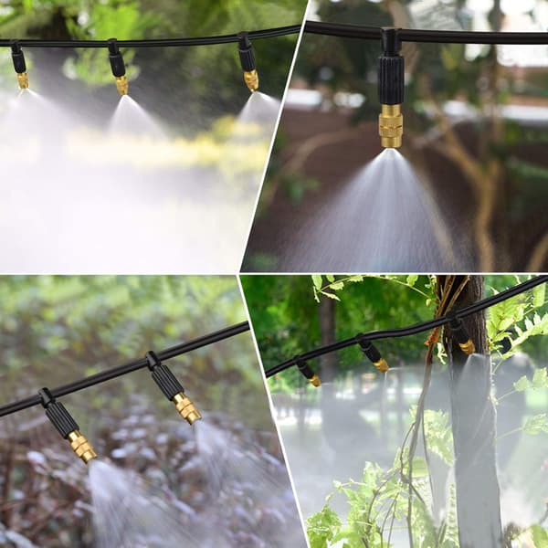 IRRIGATION Munstycke Justerbar Kopparförstoftningsmunstycke Anslut 47 Slang Mikro