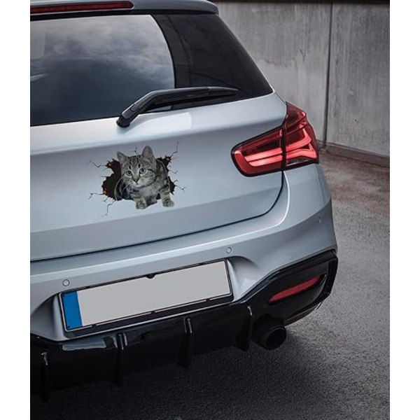 3D Bilstikker Søte Katt Stikker Dyretema Vegg Stikker Bilstikker Bilstikker Bilstikker Bilstikker Dekorasjon Personlige Stikker