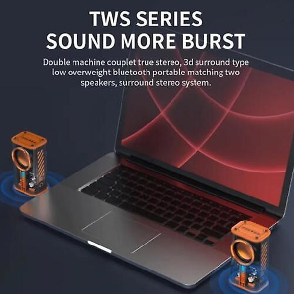 Läpinäkyvä Mini Langaton Bluetooth-kaiutin Basso Kannettava Kaiutin