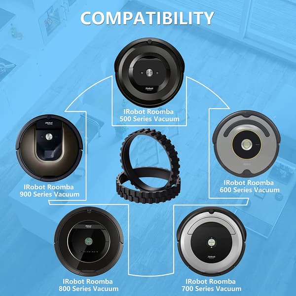 Reservedekk for iRobot  Wheels Series iRobot 5/6/7/8/9 I7 E3 E5