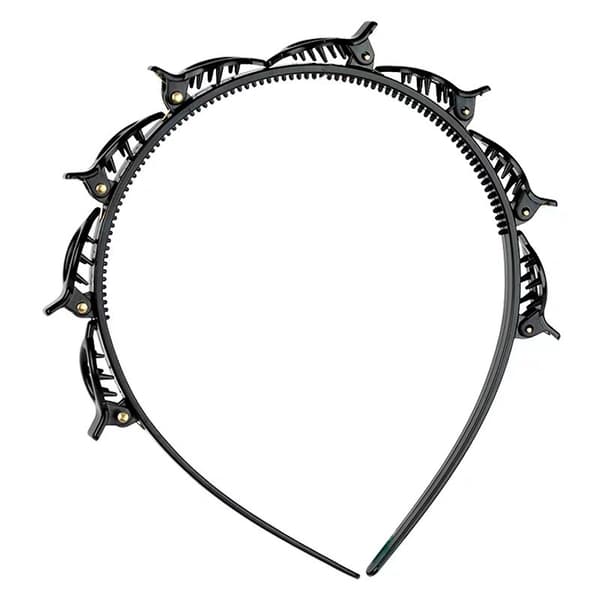 Klemmehodebånd, hodebåndsklips, 2 vrihodebånd