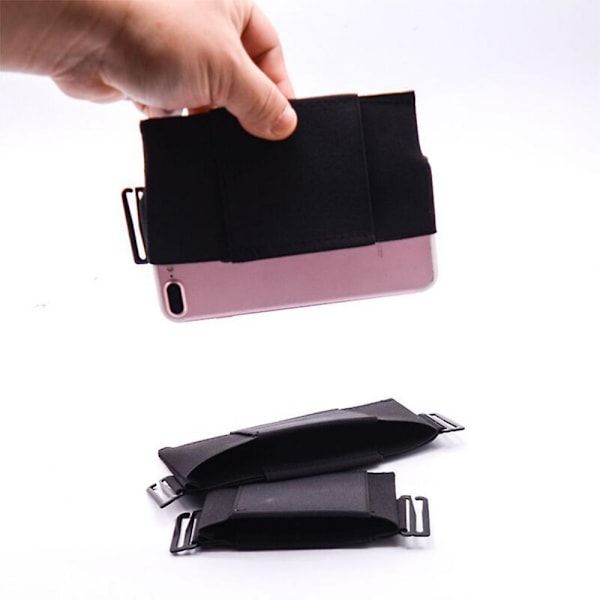 Minimalistisk midjeväska osynlig påse för nyckelkort telefon unisex miniplånbok 155mm