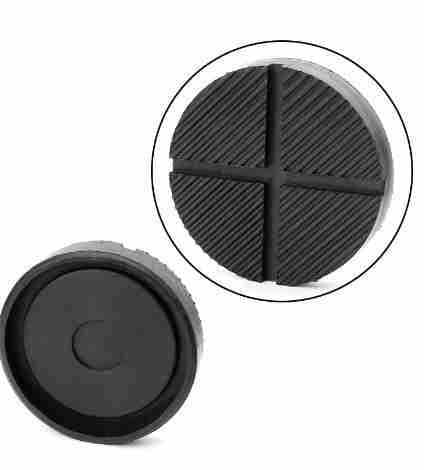 Jack Pad Gummiblok Stativ Buffer Jack Bil Lift, Sort (2 stk)