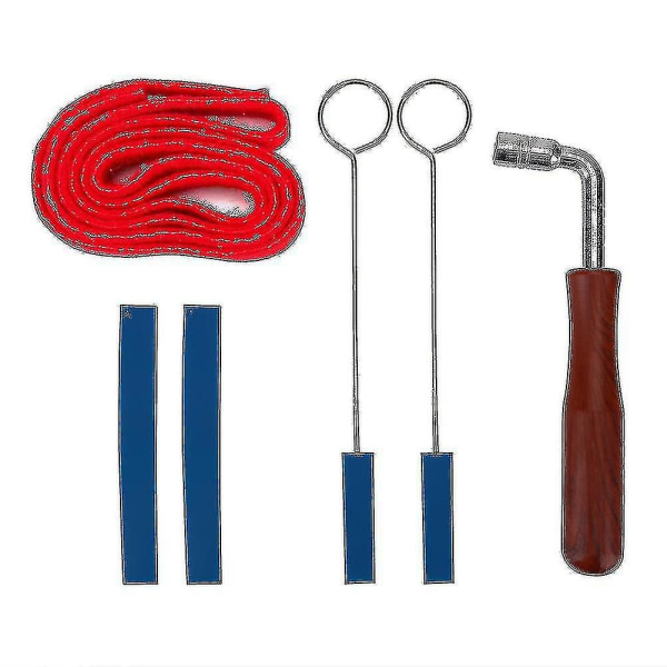 6-delad Piano Tuning Spak Tools Kit - Mute Hammer DIY Set för pianodelar