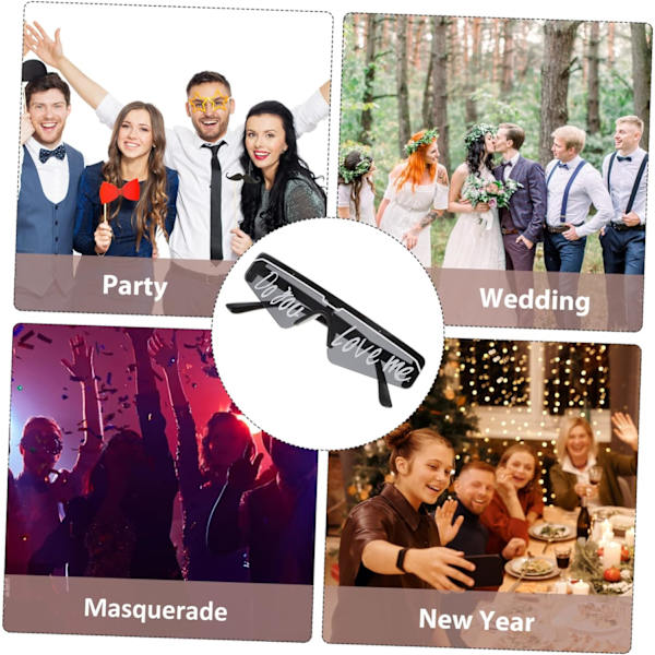 Nygifta roliga glasögon barn glasögon barn solglasögon trendiga solglasögon semester kostym gynna luau fest