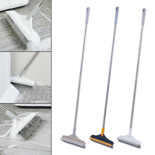 2 i 1 Kök Golv Skrubbborste 110cm För Badrum - Gul Grön
