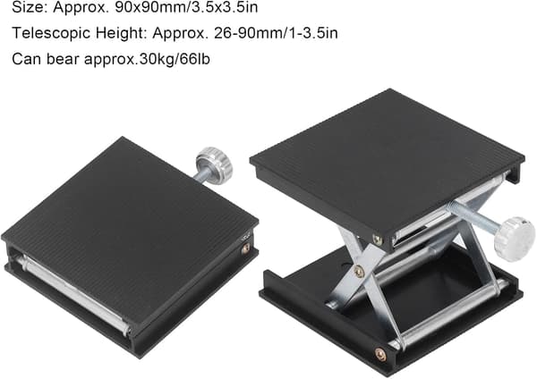 Lab Jack Stand Table Lift Laboratory Lift Table Aluminiumlegering Lab Lifting
