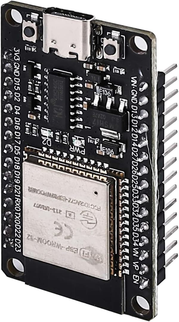 ESP32 2-pack NodeMCU-moduler utvecklingskort: ESP32 typ C NodeMCU-utveckling