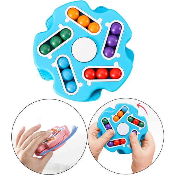 Gadget Toy Spinning Magic Bean Cube Spinning, Vuxen och Barn Relief Present g