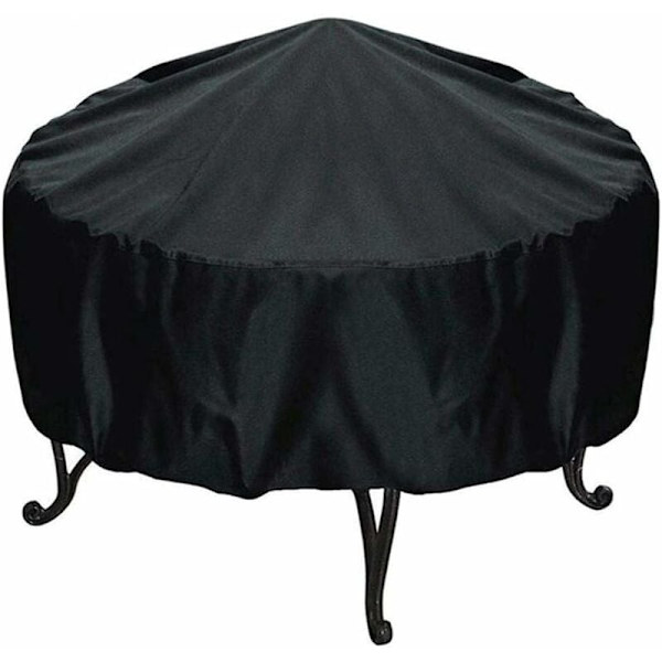 Beskyttende Betræk til Rund Brazier, 85x40cm Fontainebleau (Sort)