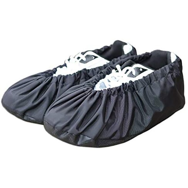 Hiking shoe covers-1 pair-black-Reusable boot covers Waterproof