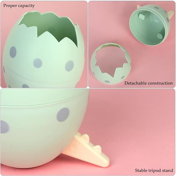 Pennhållare Dinosaurieägg Pennkoppar 3 st PP Plast Installerbar