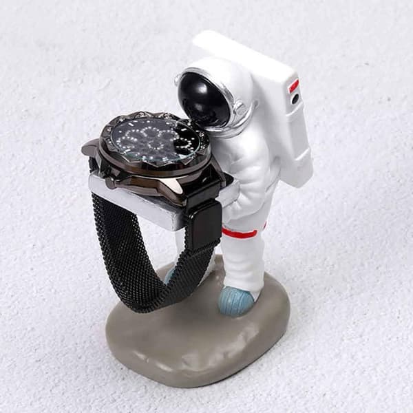Kelloteline Astronautti Hartsihahmo Malli Kellonpidike Koriste