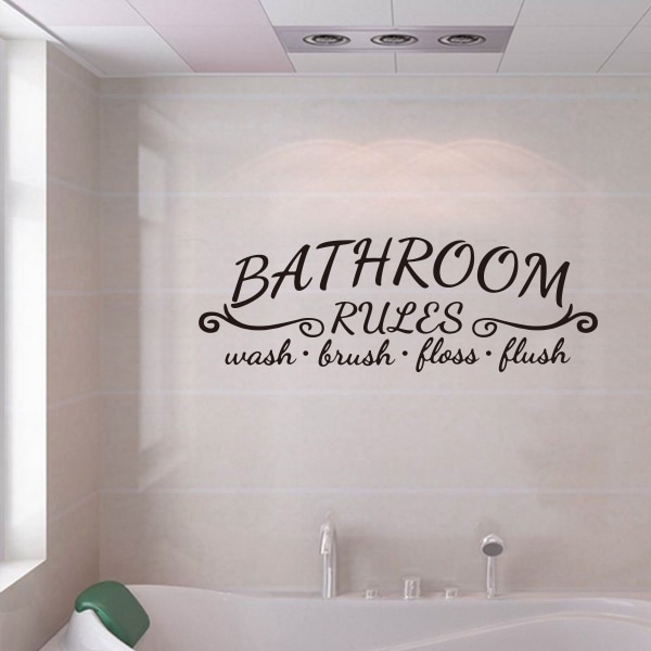 2 kpl kylpyhuoneen seinätarraa Soak Relax Enjoy Kylpyhuoneen säännöt Seinätarrat V