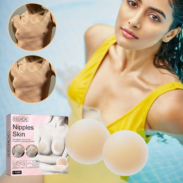 Nippies Nipple Cover - Sticky Adhesive Silicone Nipple Pasties - Reusable P