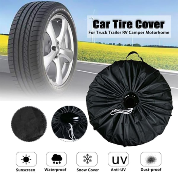 Oxford Cloth Tire Cover Spare Tire Cover Waterproof Tire Cover RV Truck