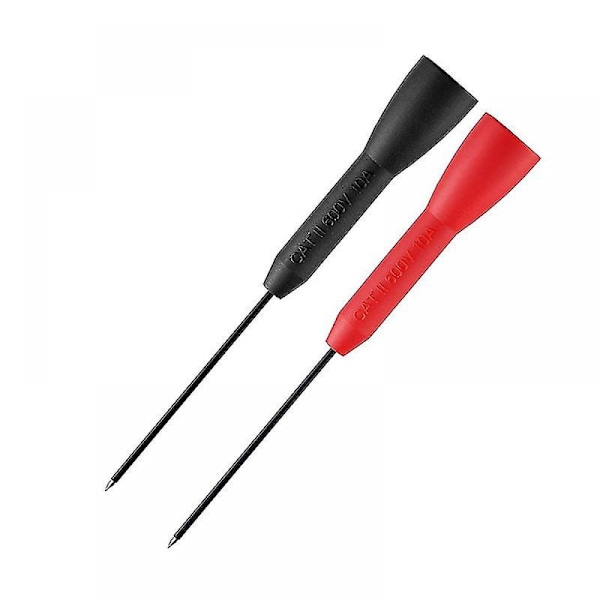 2 stk. 2mm Jack Rustfrit Stål Testprobe Testnål Multimeter Testprober Diagnostiske Værktøjer til Bananstik til Bananstik Tester