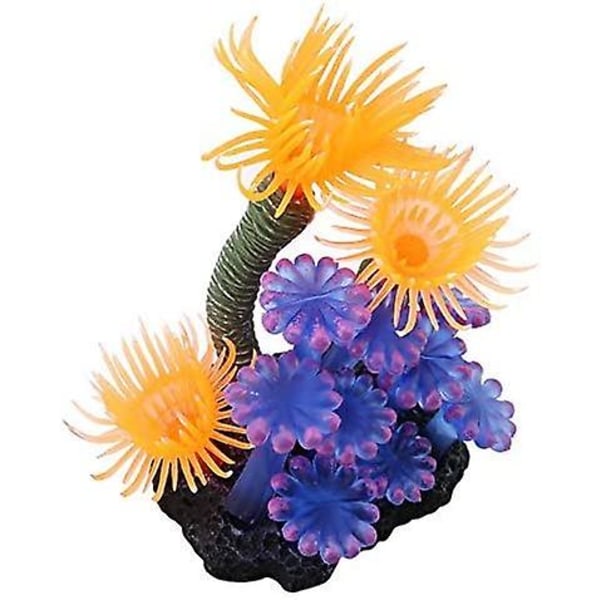 Fantastisk dekorasjon for akvarium Kunstig korall Akvarium Akvarium simulering