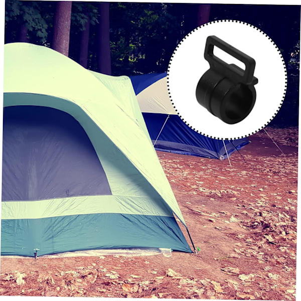 20 st Tältstång Tillbehör Presenningklämmor Tält För Camping DIY Tältklämmor Presenningklämmor Plast Campingklämmor Svart Plastklämma Tältklämma