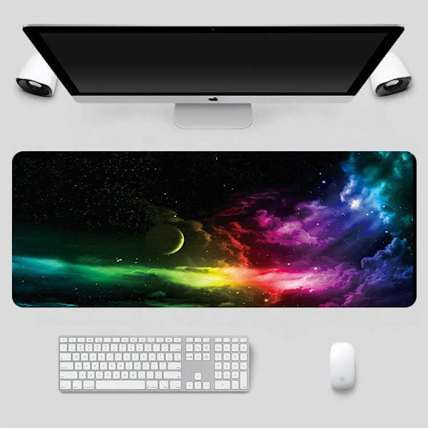 Gaming musematte, Stor musematte 900x400mm, Datamaskin tastatur