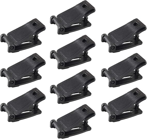 10 stk Multifunksjonell Taktisk Molle Webbing Clip Web Dominator Strap Management Spenne Utendørs Tilbehør