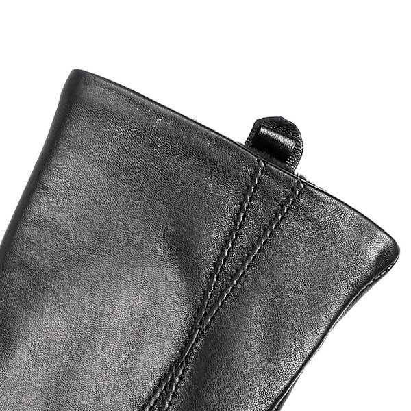 Læderhandsker Vinter Varme Sorte Handsker S 23*8.5CM
