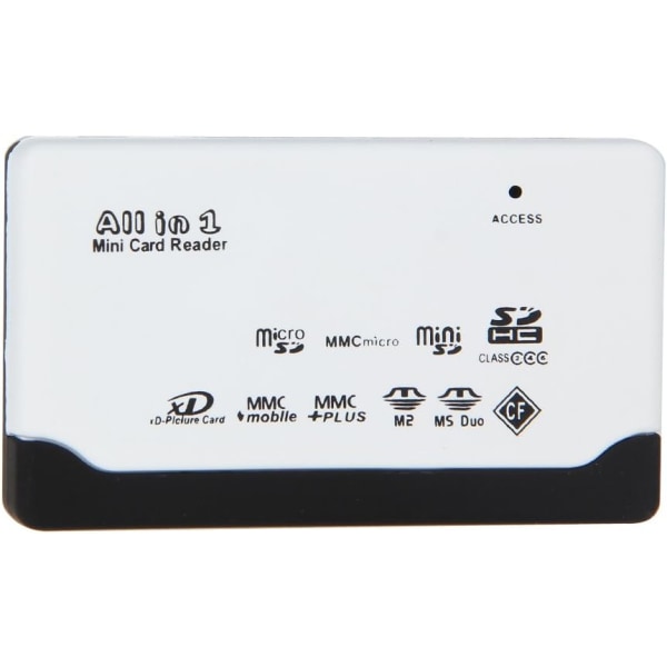 SD MMC Mobil SDHC M2 TF XD CF minneskortläsare