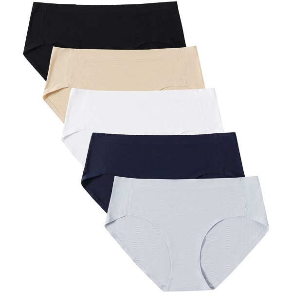 Dam Seamless Hipster Trosor Stretch Andas No Show Bikini Underkläder