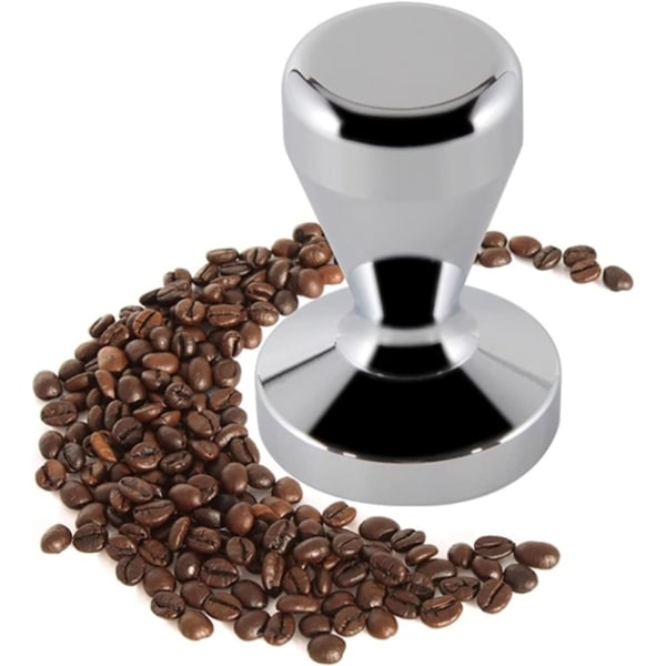 Ruostumattomasta teräksestä valmistettu kahvitamperi Barista Espresso Tamper 51 mm pohja kahvipapu