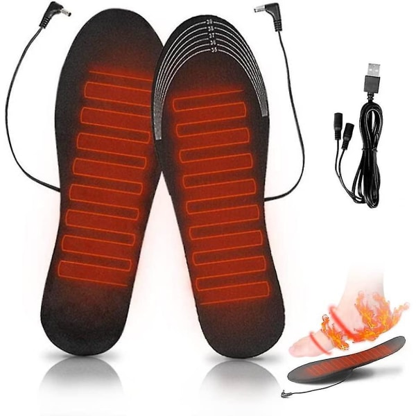 Fotvärmare, uppvärmningsbara sulor, varma sulor, uppladdningsbar innersula för uppvärmda skor
