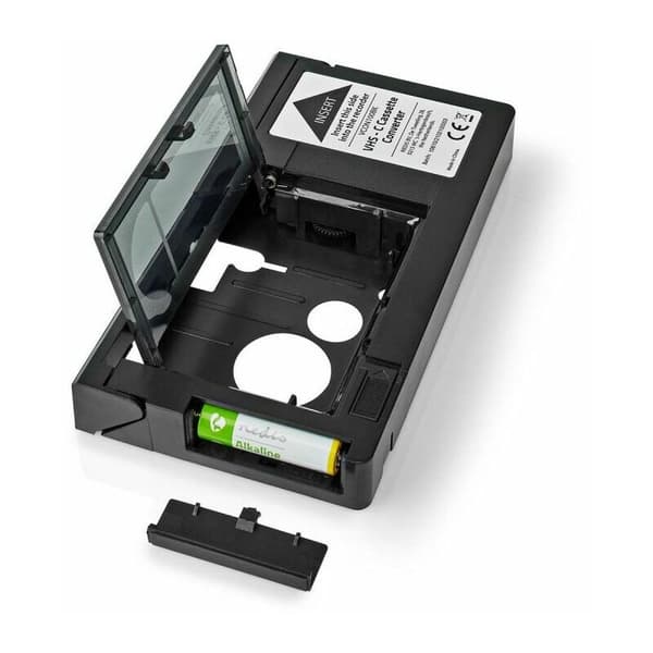 VHS-konverterkonvertering: VHS-C til VHS Plug and Play Sort