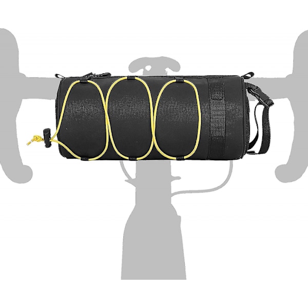 Cykelstyrväska, framstyrväska, vattentät styrväska med axelrem för racercykel, mountainbike