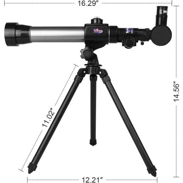 Astronomiskt teleskop för barn 20X-30X-40X Astronomiskt teleskop för barn, leksaksteleskopset med stativ