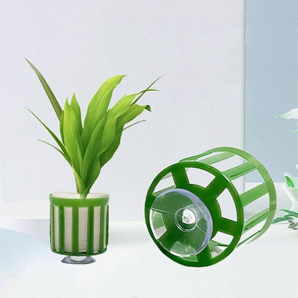 Akvarieväxthållare Planter Pot, 10 st Akvarieväxt Vikt Pot, Växtfixeringsring, Akvarietillbehör, Akvarielandskapsdekoration