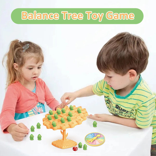 2 stk Frog Balance Tree Math Game Puslespill Balance Desktop Toys Kids