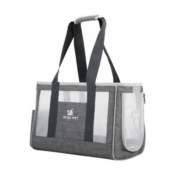Cat Carrier Bag, pustende sammenleggbar hundebærepose med komfortabel tykk