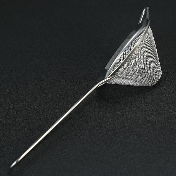 Konisk si, rustfrit stål, sølv, 7 cm