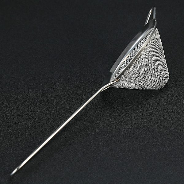 Konisk sil, rustfritt stål, sølv, 7 cm